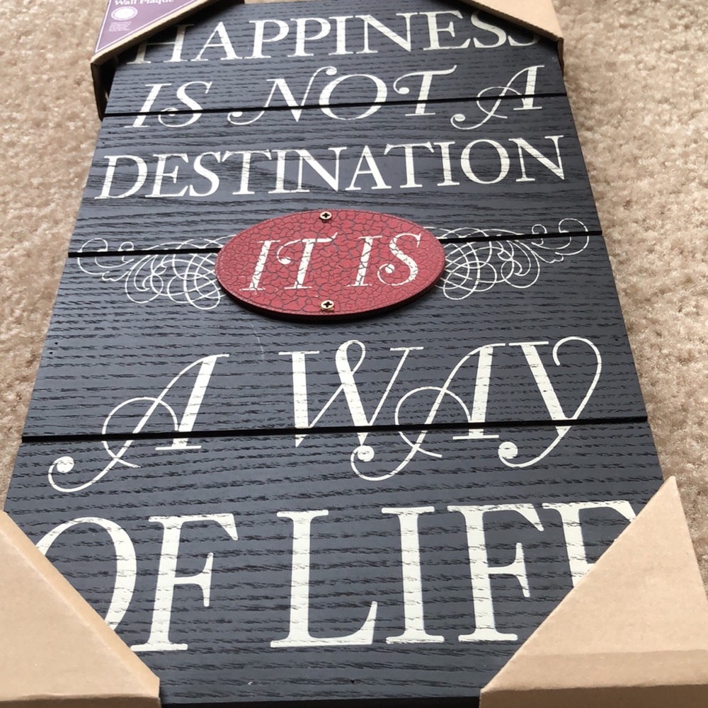 Rustic Message Wall Plaque - Picture 2 of 8